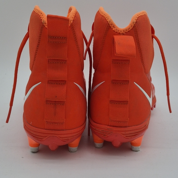 Nike Force Savage Varsity 2 (Size 14) AQ8155-800 Orange/White Football Cleats - Picture 4 of 8